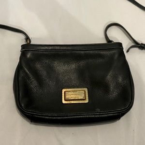 Marc Jacobs black crossbody leather bag